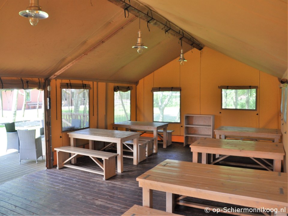  Luxe Safarigroepstenten op Groepsaccommodatie Eureca